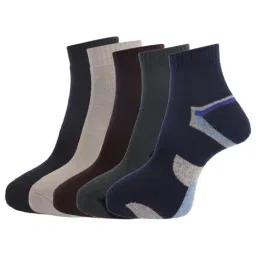 Dollar Multi Cotton Self Pattern Socks - Pack of 5-25