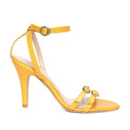 W Women's Wbristol Mustard Ankle Strap Stilettos-image-20