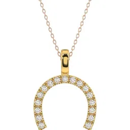 Silvermist 925 Sterling Silver Horseshoe Chain Pendant for Women & Girls-40