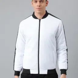 Dennis Lingo White Regular Fit Bomber Jackets-image-64