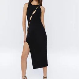 Forever 21 Black Midi Dress-picture-37