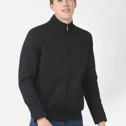Crimsoune Club Black Regular Fit Check Jacket-picture-20