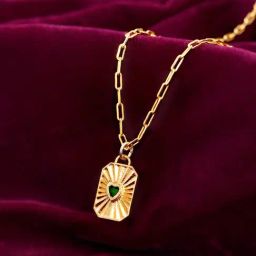 Voylla Gold Valentine Day Ray of Love Necklace Pendant-picture-11