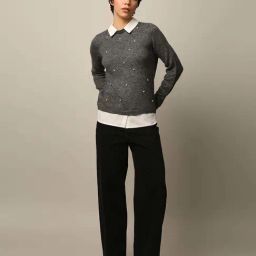 Only Grey Self Sweater image 5