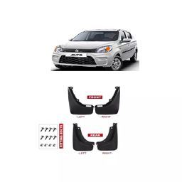 Automoto Cup Type Mud Flaps Splash Guard Front & Rear for Maruti Alto800 (Set of 4)-17