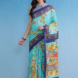 Anouk Rustic Kalamkari Bagru Saree-picture-26
