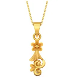 Joyalukkas Gold 22k Dnagling-Flower shaped Casual Pendants for Women-image-52
