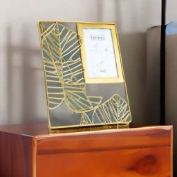 @home Gold Iron Rectangular Table Photo Frame-image-5