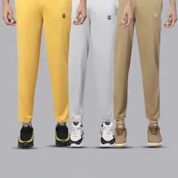 Vimal Jonney Multicolor Regular Fit Lounge Pants - Pack of 3-image-56