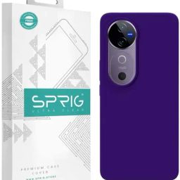 Sprig Back Cover for VIVO T3 ULTRA (Purple)-image-23