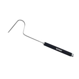 GENERIC Collapsible Garbage Picker & Fruit Picker Tool Metal Black & Silver Up to 91 cm (21 to 36 cm), WI-BATTON/FOLDING/JHOOK-3FT-2