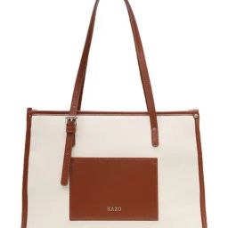 Kazo Tan Large Tote Bag-46