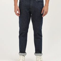 Calvin Klein Blue Cotton Slim Fit Jeans-image-104