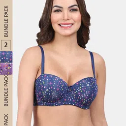 Amour Secret Pack Of 2 Medium Coverage Underwired Lightly Padded T-Shirt Bra-picture-6