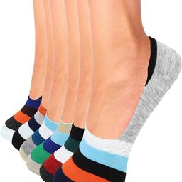 VOICI Unisex No Show Pair Of 6 Loafer Socks-image-80