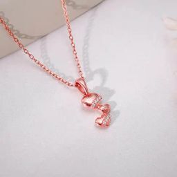 GIVA 925 Sterling Silver Rose Gold Pendant for Women-image-97