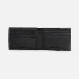 Van Heusen Black Color Block Leather Bi-Fold Wallet image 3