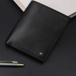 Van Heusen Black Leather Bi-Fold Wallet-84