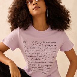 Outzidr Women Typography Printed Round Neck Cotton T-shirt-picture-20