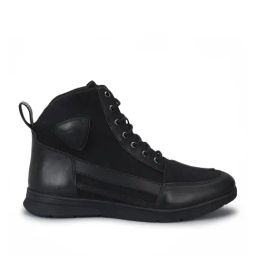 Royal Enfield Men's Urban Midtop Black Boots-image-9