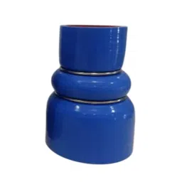Shore-Flex 800C Series Charge Air Cooler Hose Reducer Cold Side Silicone Rubber 152.4 mm Length Blue, 800C400-450-20