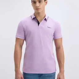 Pepe Jeans Purple Regular Fit Polo T-Shirt-picture-23