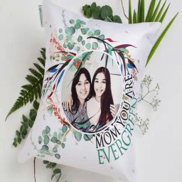 FNP Multicolor Canvas Printed Mamas Love Personalised Cushion-33