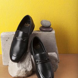 ID Men Leather Formal Slip On Shoes-picture-26