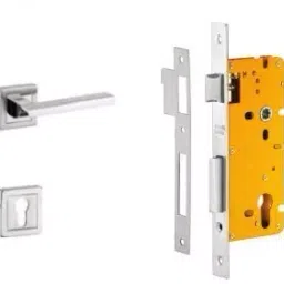 Dorset ML Series Piera Stainless Steel Silver Chrome Finish Door Handle Lock Set-19