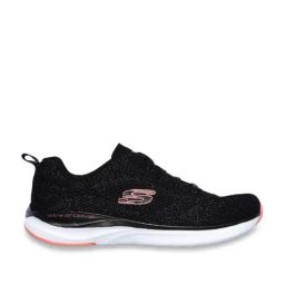 Skechers Women's ULTRA GROOVE Black Pink Casual Slip On Shoe-picture-30