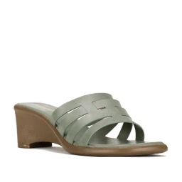 Bata Women's CLAM E Green Wedges-image-10