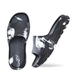Doubleu Men's W8 Black Slides image 5