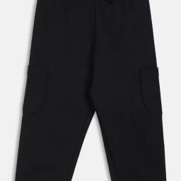 Miniklub Girls Black Cotton Joggers-picture-13