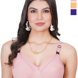 Liigne Pack Of 3 Full Coverage Non Padded Maternity Bra-picture-13