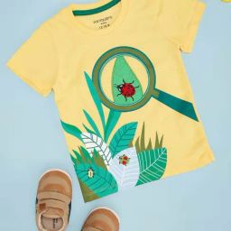 Pantaloons Baby Boys Lemon Drop Cotton Printed T-Shirts-image-6