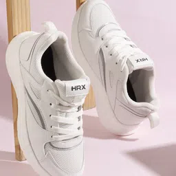 HRX by Hrithik Roshan Women Woven Design Round Toe Lace-Ups Sneakers Shoes-picture-42