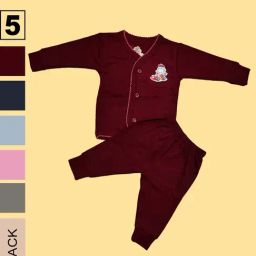 LUX Inferno Kids Multicolor Striped Full Sleeves Thermal Set(Pack of 5)-image-21