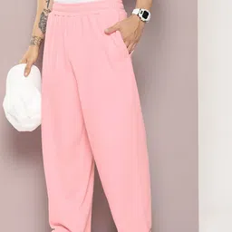 DILLINGER Men Light Weight Relaxed Baggy Knitted Pants-image-85