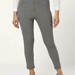 Annabelle by Pantaloons Black Houndstooth Pattern Tights-image-42