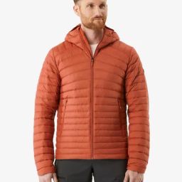 Forclaz By Decathlon Dark Sepia Slim Fit Quilted Sports Hoodie-picture-14