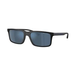 Armani Reinvented Classic Blue UV Protected Rectangular Sunglasses for Men 0AX4157SU80785557-6