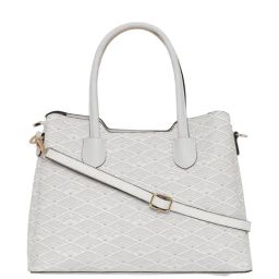 Esbeda Off-White PU Printed Handbag-image-60