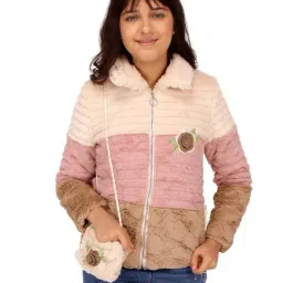 Cutecumber Kids Multicolor Color Block Full Sleeves Jacket-image-17