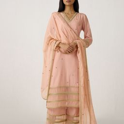 Ancestry Organza Dupatta with Sequinned-picture-25