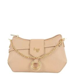 Baggit Warm Taupe Textured Small Sling Handbag-image-8