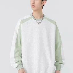 StyleCast x Revolte Men Colourblocked Sweatshirt-image-95