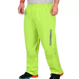 Allextreme Polyester Febric Neon Green Riding Pant Rain Cover Neon Green for Men's Size XL for Men's, EX-RCP-NG-XL-picture-34