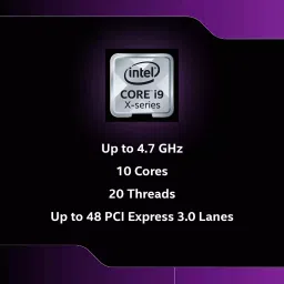 Intel Core i9-10900X X-series 3.7 GHz LGA 2066 Socket 10 Cores Desktop Processor (Blue) image 3