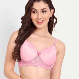 FIMS: Fashion is my Style Pink Lace Work Everyday Bra-picture-42