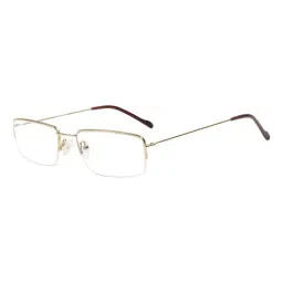 Ted Smith Gold Rectangular Unisex Eye Frames-33